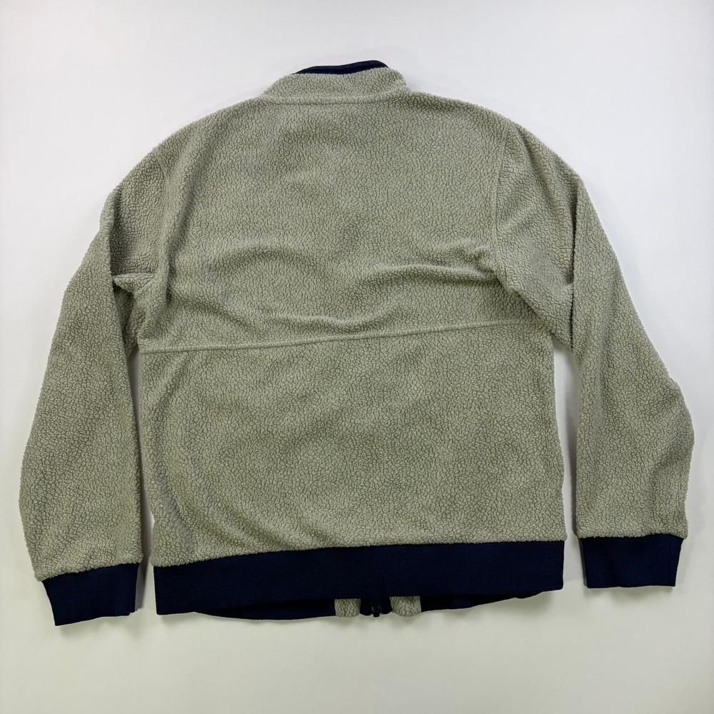 Patagonia Retro Pile Fleece Jacket Mens Medium Oatmeal Navy Full Zip STY26125 - Picture 3 of 11